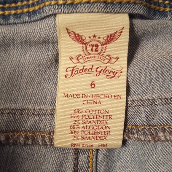 Faded Glory size 6 capris - Picture 5 of 5